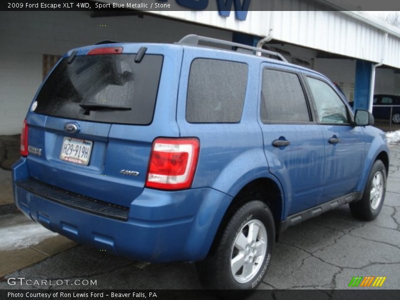 Sport Blue Metallic / Stone 2009 Ford Escape XLT 4WD