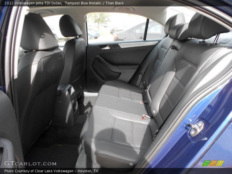 Tempest Blue Metallic / Titan Black 2012 Volkswagen Jetta TDI Sedan