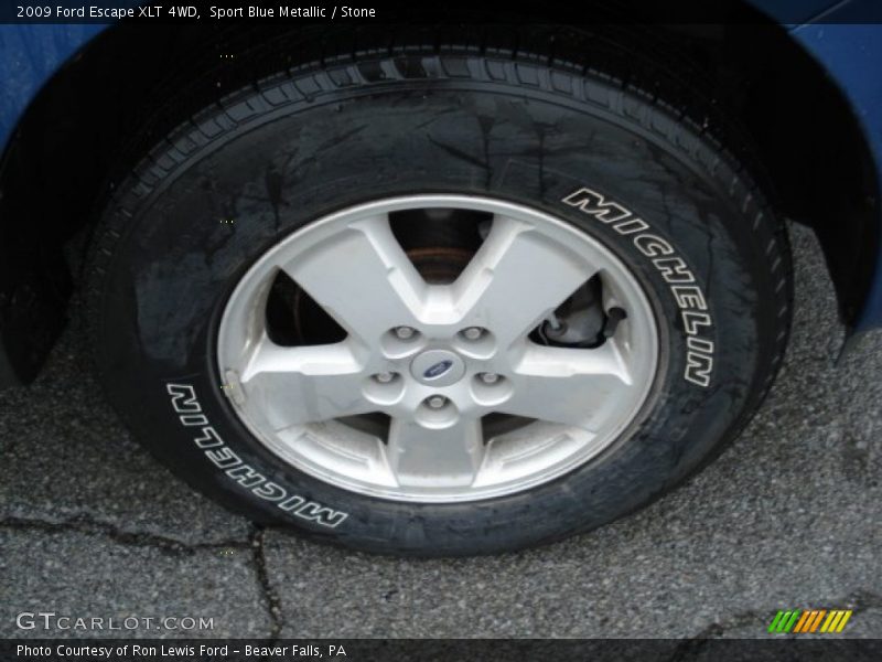 Sport Blue Metallic / Stone 2009 Ford Escape XLT 4WD