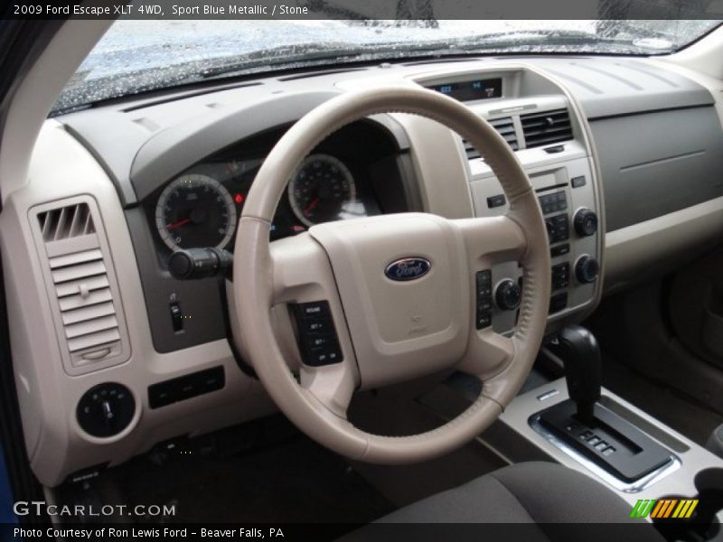 Sport Blue Metallic / Stone 2009 Ford Escape XLT 4WD