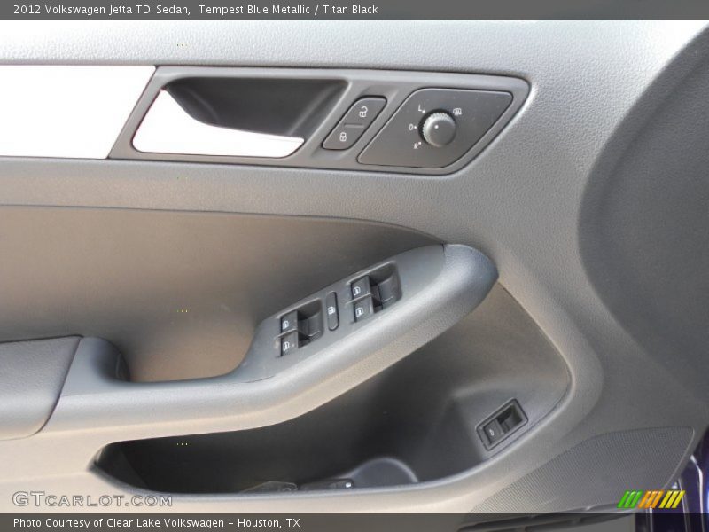 Tempest Blue Metallic / Titan Black 2012 Volkswagen Jetta TDI Sedan