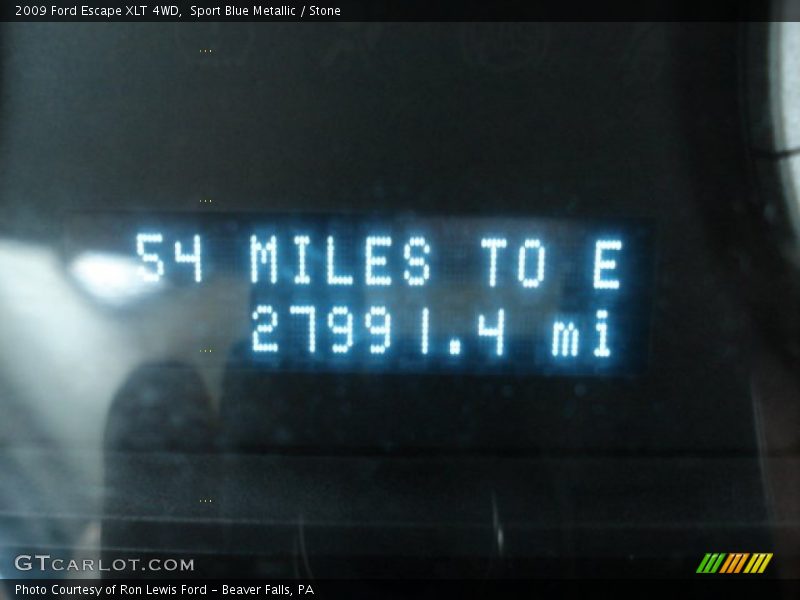Sport Blue Metallic / Stone 2009 Ford Escape XLT 4WD