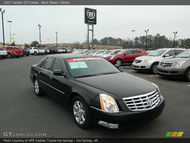 Black Raven / Ebony 2007 Cadillac DTS Sedan