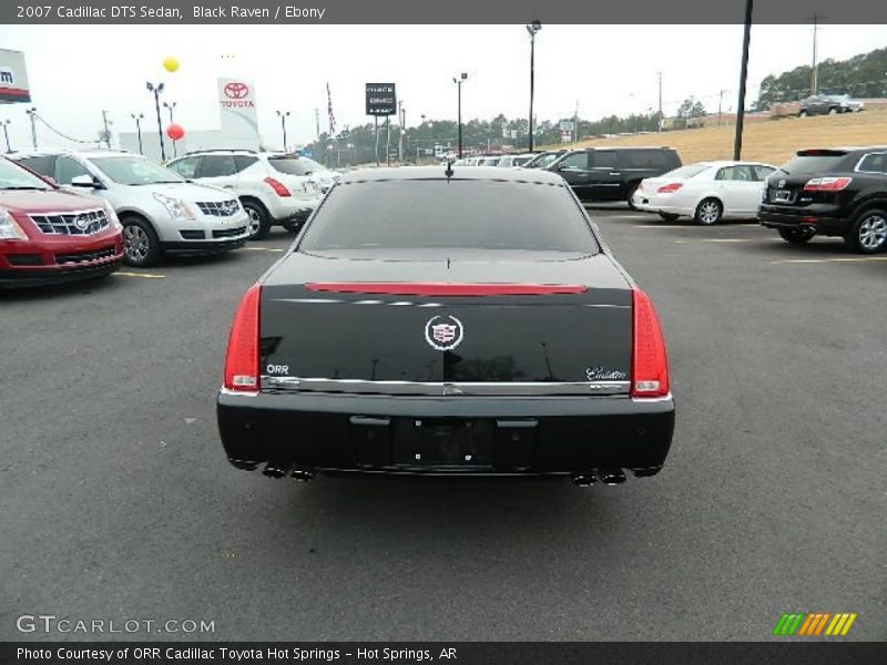 Black Raven / Ebony 2007 Cadillac DTS Sedan