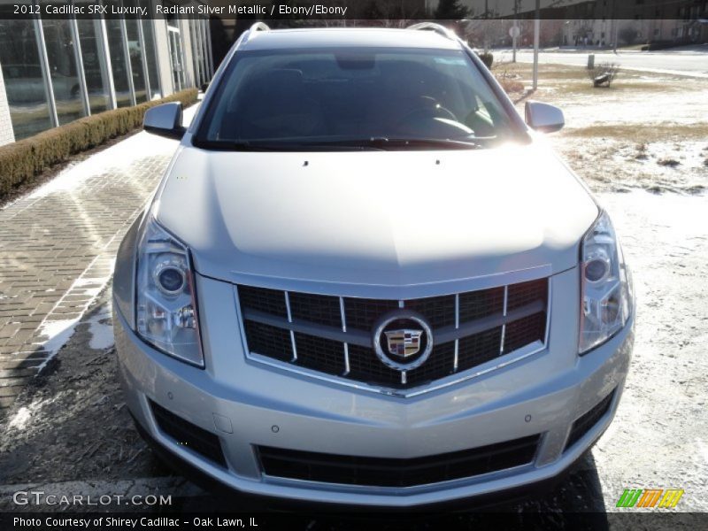 Radiant Silver Metallic / Ebony/Ebony 2012 Cadillac SRX Luxury