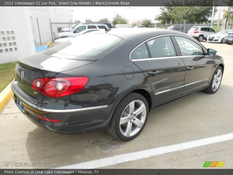 Urano Gray Metallic / Black/Cornsilk Beige 2012 Volkswagen CC Lux Plus