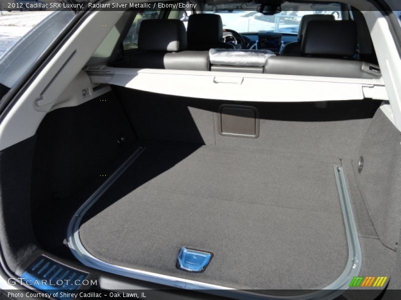Radiant Silver Metallic / Ebony/Ebony 2012 Cadillac SRX Luxury