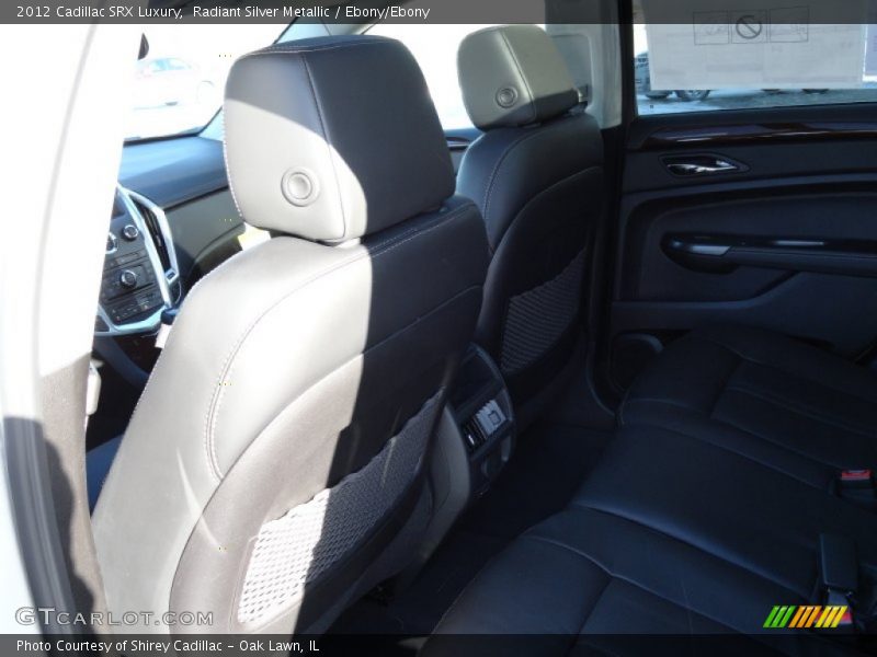 Radiant Silver Metallic / Ebony/Ebony 2012 Cadillac SRX Luxury