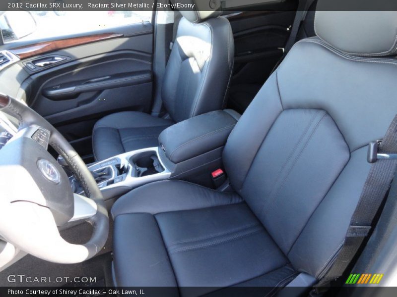 Radiant Silver Metallic / Ebony/Ebony 2012 Cadillac SRX Luxury