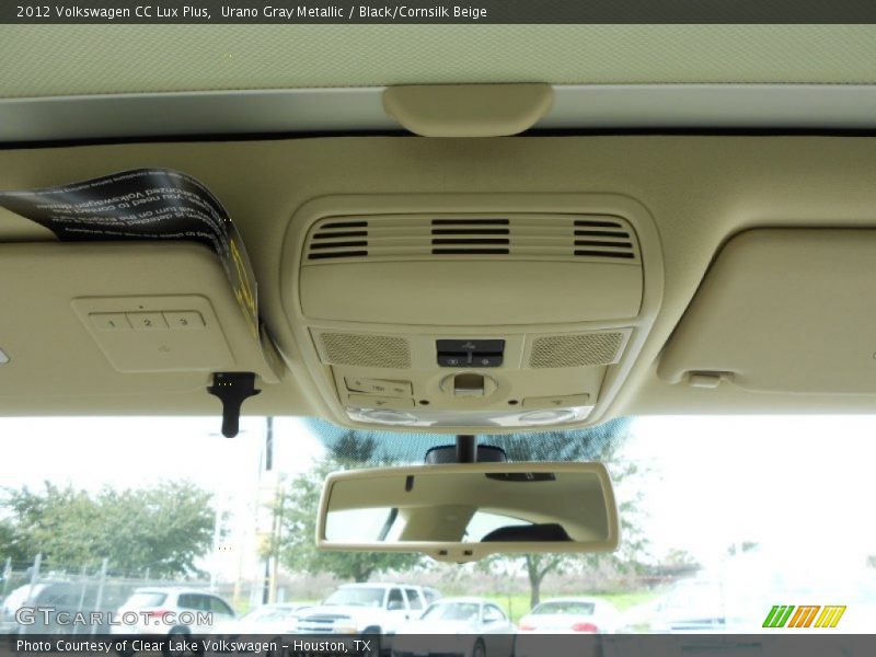 Urano Gray Metallic / Black/Cornsilk Beige 2012 Volkswagen CC Lux Plus