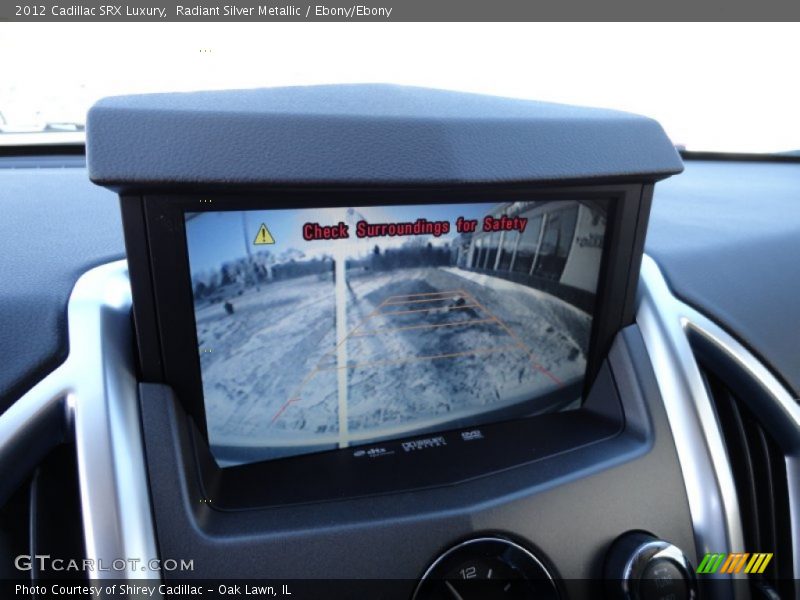 Radiant Silver Metallic / Ebony/Ebony 2012 Cadillac SRX Luxury