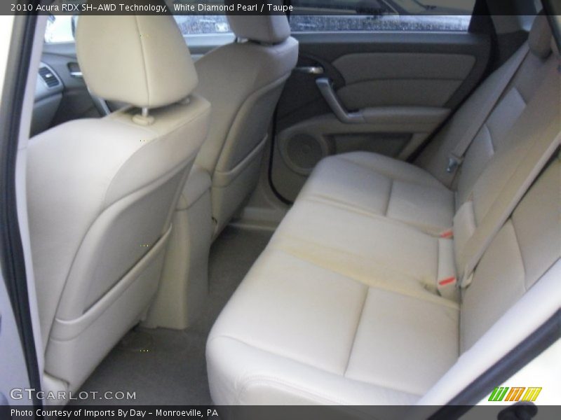 White Diamond Pearl / Taupe 2010 Acura RDX SH-AWD Technology