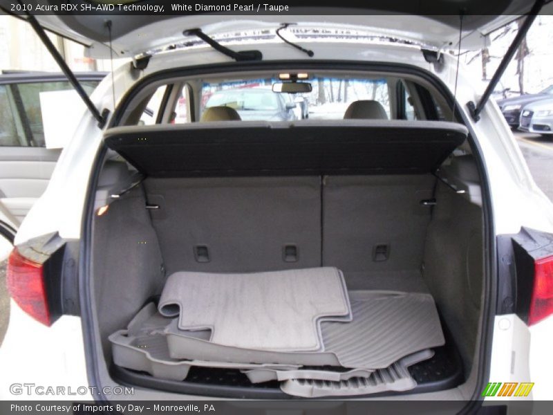 White Diamond Pearl / Taupe 2010 Acura RDX SH-AWD Technology
