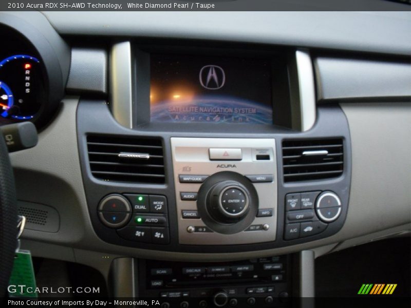 White Diamond Pearl / Taupe 2010 Acura RDX SH-AWD Technology