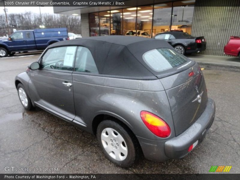 Graphite Gray Metallic / Black 2005 Chrysler PT Cruiser Convertible