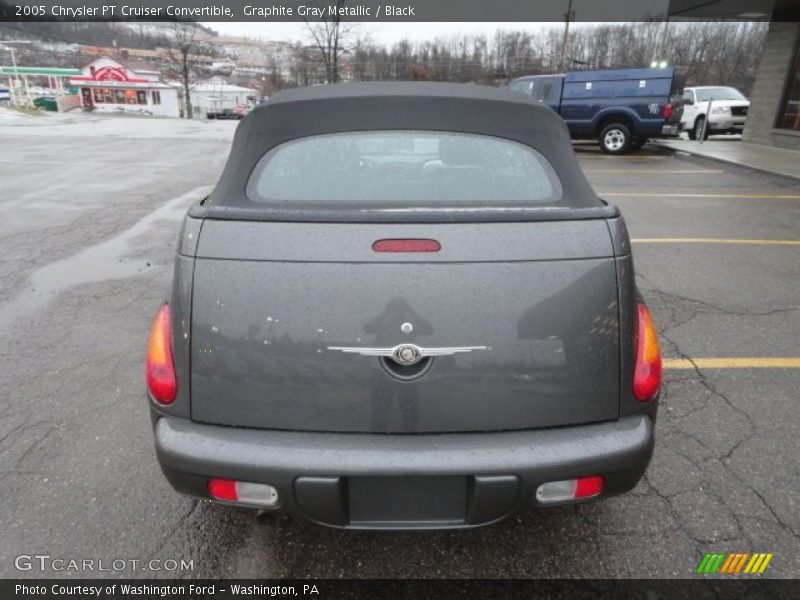 Graphite Gray Metallic / Black 2005 Chrysler PT Cruiser Convertible