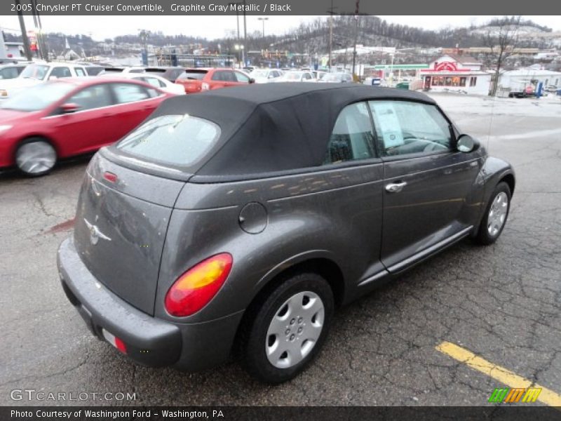 Graphite Gray Metallic / Black 2005 Chrysler PT Cruiser Convertible