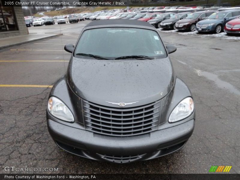 Graphite Gray Metallic / Black 2005 Chrysler PT Cruiser Convertible