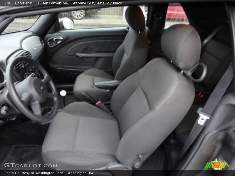 Graphite Gray Metallic / Black 2005 Chrysler PT Cruiser Convertible