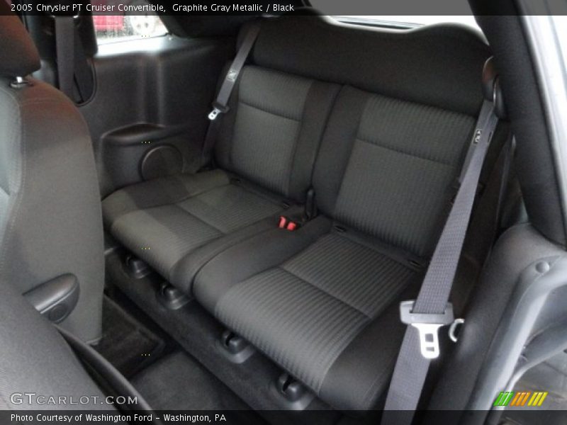 Rear Seat of 2005 PT Cruiser Convertible