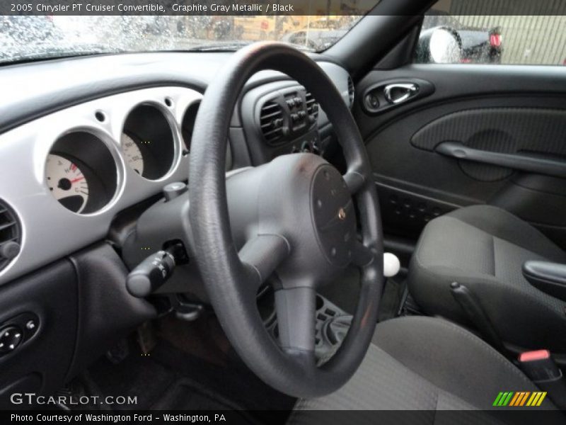 Graphite Gray Metallic / Black 2005 Chrysler PT Cruiser Convertible