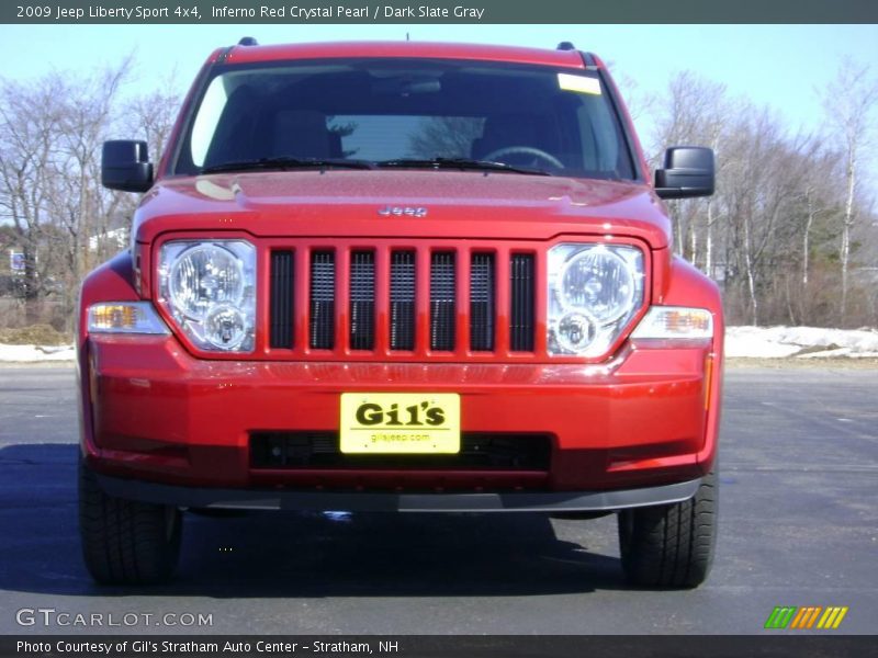 Inferno Red Crystal Pearl / Dark Slate Gray 2009 Jeep Liberty Sport 4x4