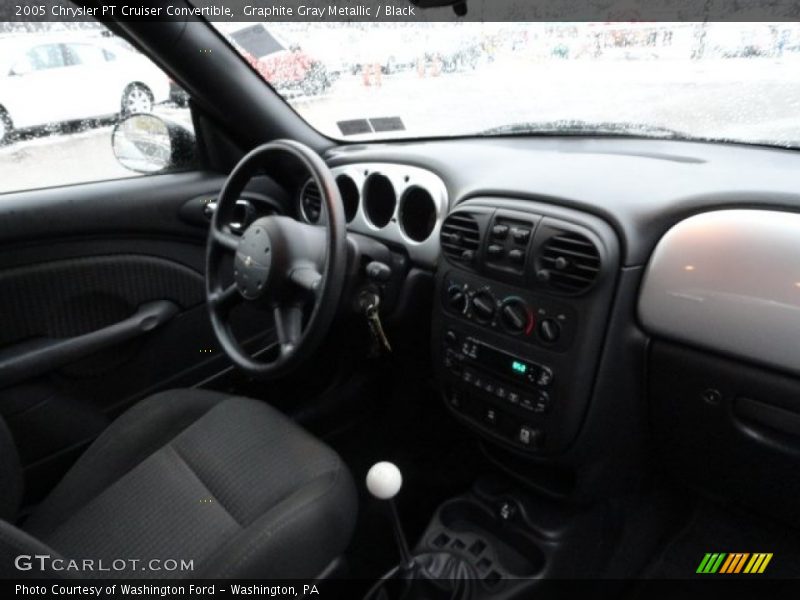 Graphite Gray Metallic / Black 2005 Chrysler PT Cruiser Convertible