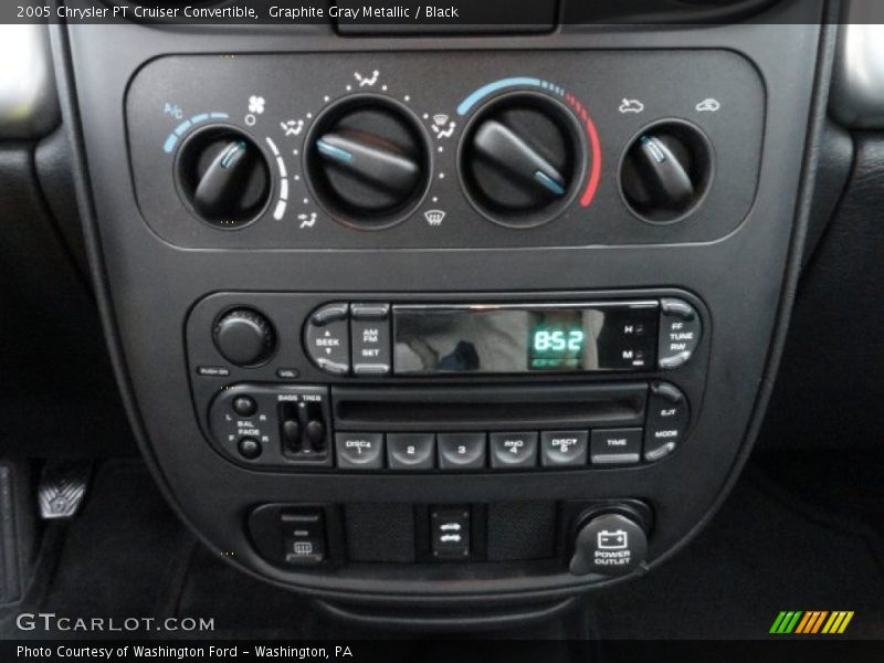 Controls of 2005 PT Cruiser Convertible