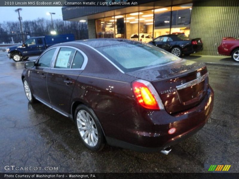 Cinnamon Metallic / Light Camel/Olive Ash 2010 Lincoln MKS EcoBoost AWD