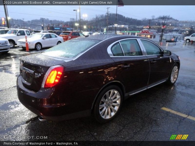 Cinnamon Metallic / Light Camel/Olive Ash 2010 Lincoln MKS EcoBoost AWD