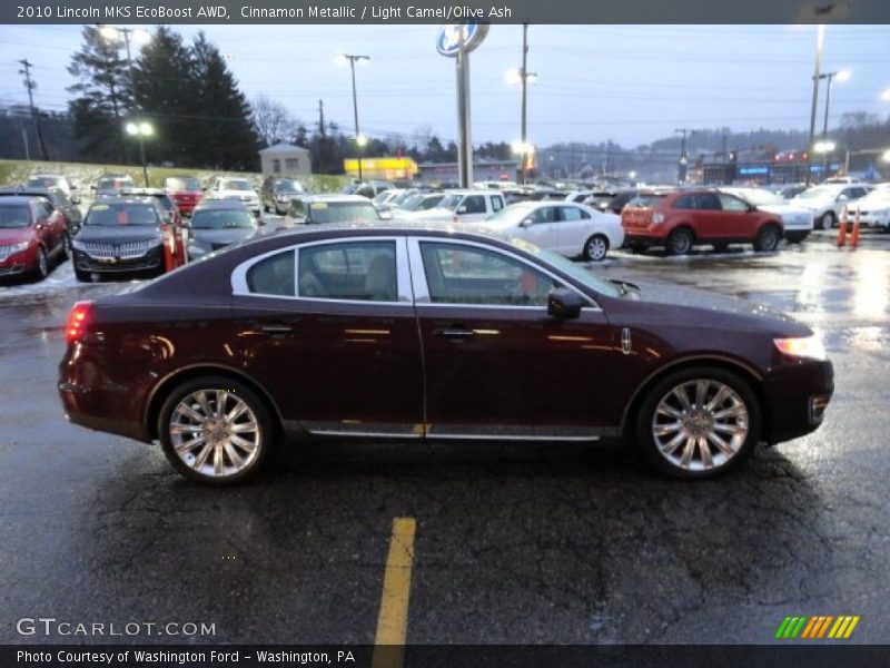 Cinnamon Metallic / Light Camel/Olive Ash 2010 Lincoln MKS EcoBoost AWD