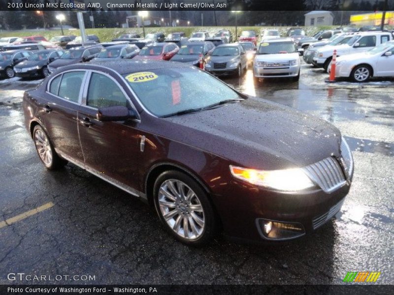 Cinnamon Metallic / Light Camel/Olive Ash 2010 Lincoln MKS EcoBoost AWD