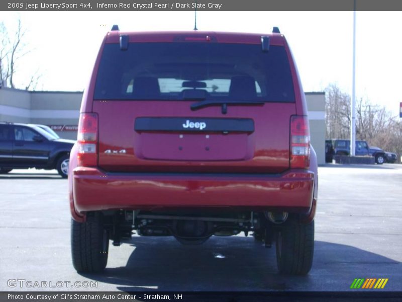 Inferno Red Crystal Pearl / Dark Slate Gray 2009 Jeep Liberty Sport 4x4