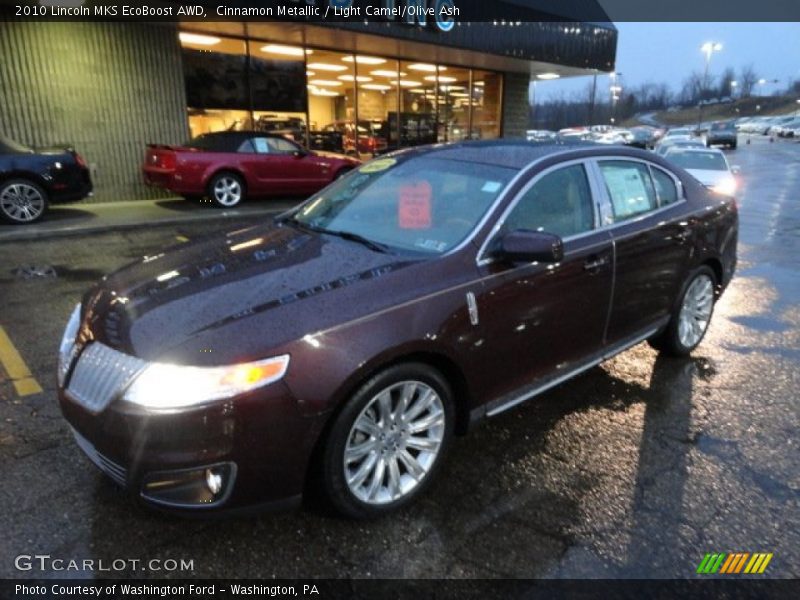 Cinnamon Metallic / Light Camel/Olive Ash 2010 Lincoln MKS EcoBoost AWD
