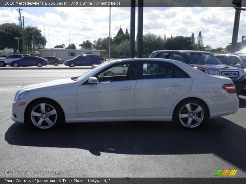 Arctic White / Almond Beige 2010 Mercedes-Benz E 350 Sedan