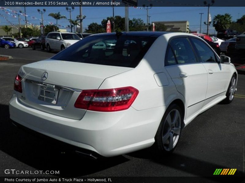 Arctic White / Almond Beige 2010 Mercedes-Benz E 350 Sedan