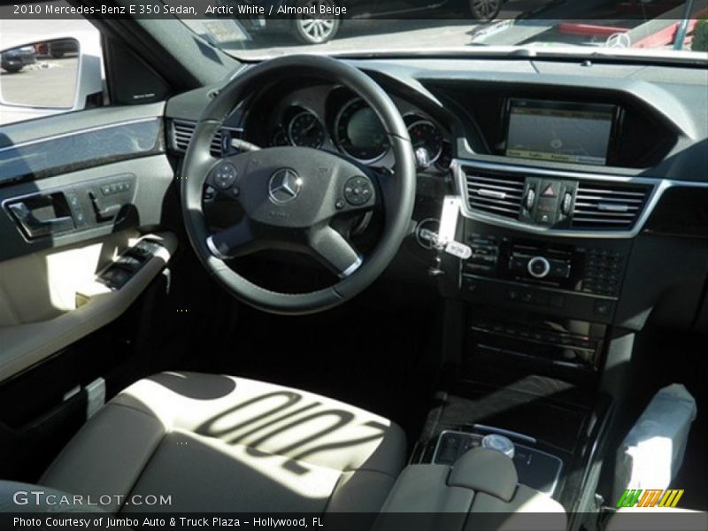 Arctic White / Almond Beige 2010 Mercedes-Benz E 350 Sedan