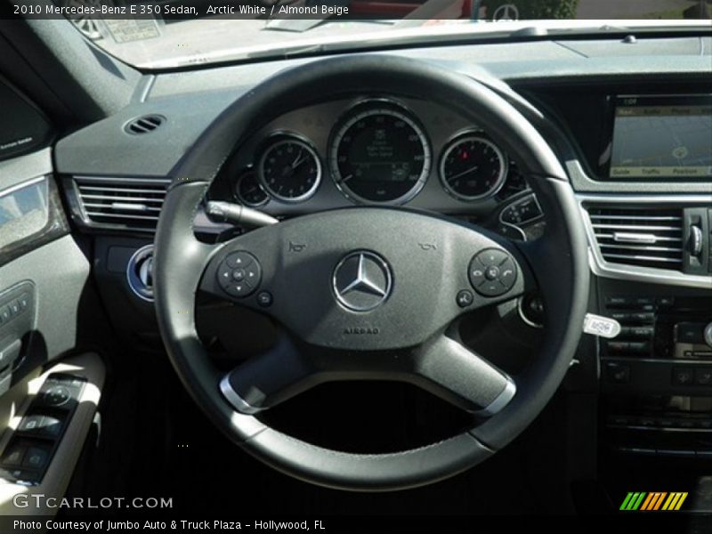 Arctic White / Almond Beige 2010 Mercedes-Benz E 350 Sedan