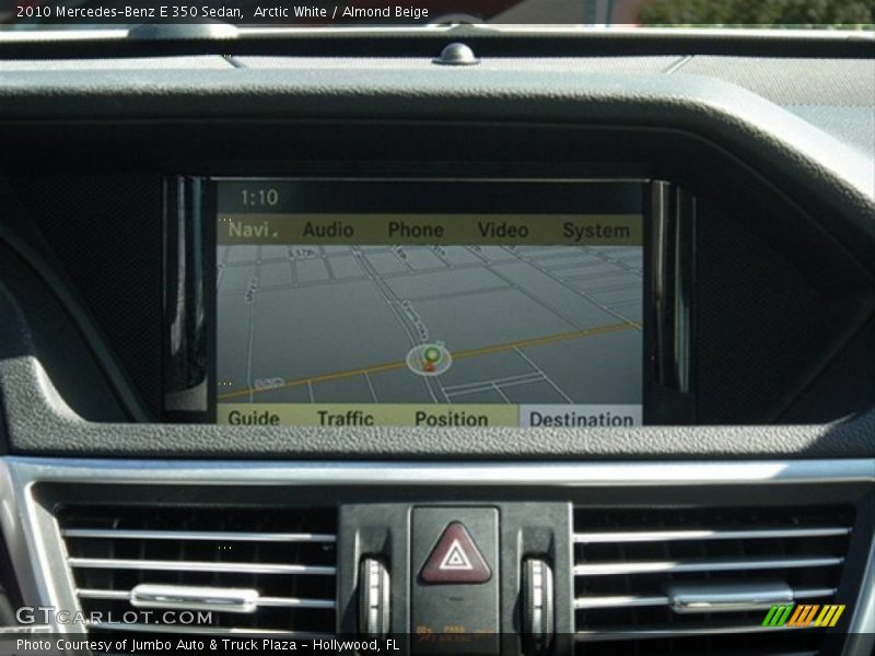 Arctic White / Almond Beige 2010 Mercedes-Benz E 350 Sedan