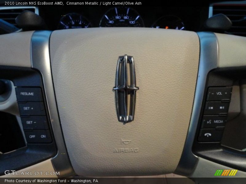 Cinnamon Metallic / Light Camel/Olive Ash 2010 Lincoln MKS EcoBoost AWD
