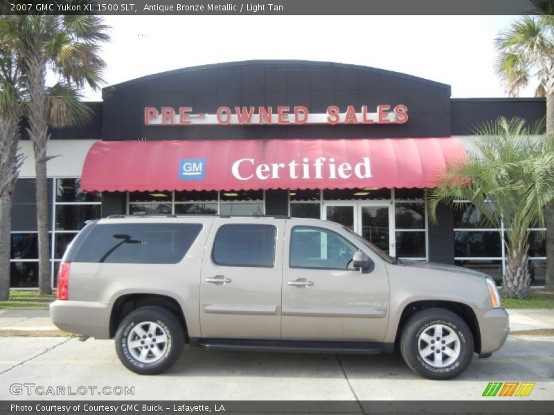 Antique Bronze Metallic / Light Tan 2007 GMC Yukon XL 1500 SLT