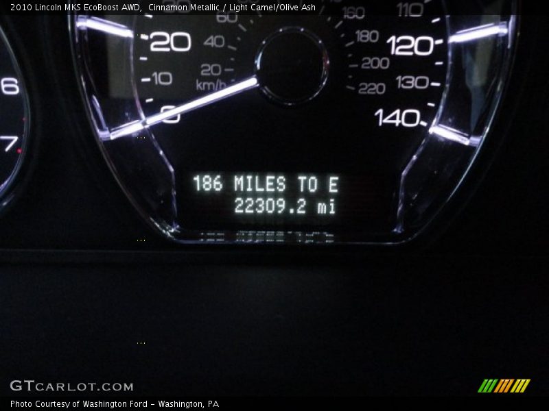 Cinnamon Metallic / Light Camel/Olive Ash 2010 Lincoln MKS EcoBoost AWD