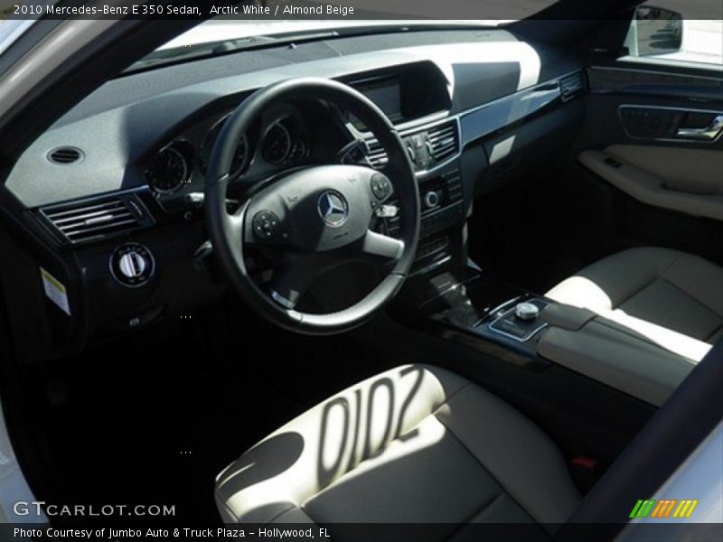 Arctic White / Almond Beige 2010 Mercedes-Benz E 350 Sedan