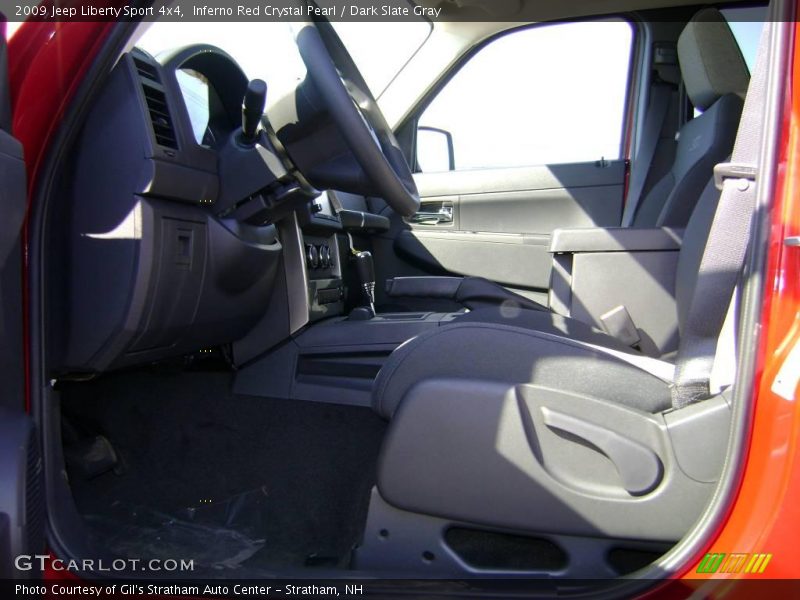 Inferno Red Crystal Pearl / Dark Slate Gray 2009 Jeep Liberty Sport 4x4
