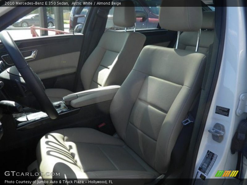 Arctic White / Almond Beige 2010 Mercedes-Benz E 350 Sedan