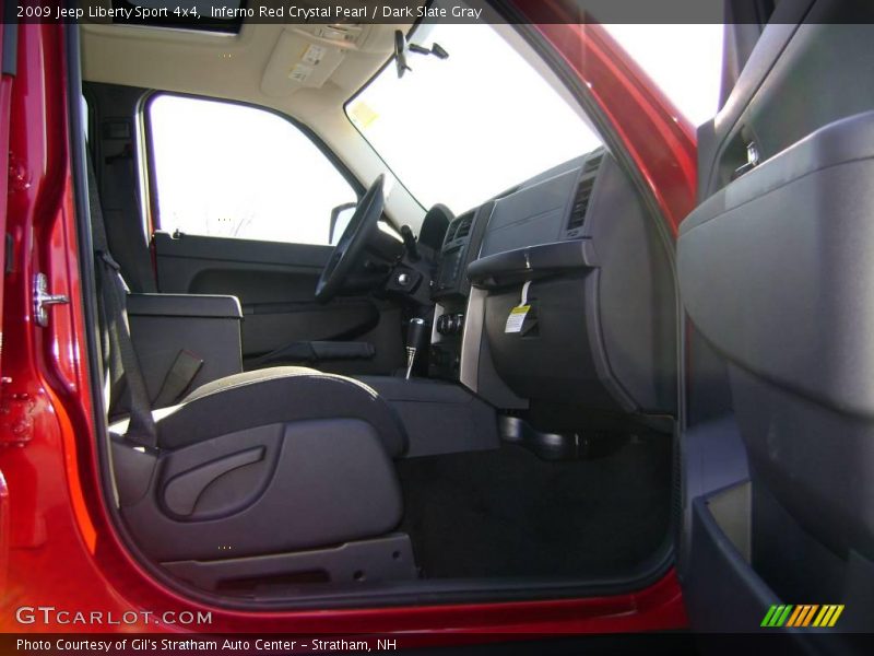 Inferno Red Crystal Pearl / Dark Slate Gray 2009 Jeep Liberty Sport 4x4