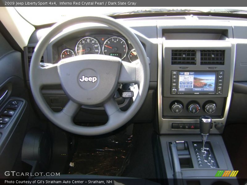 Inferno Red Crystal Pearl / Dark Slate Gray 2009 Jeep Liberty Sport 4x4