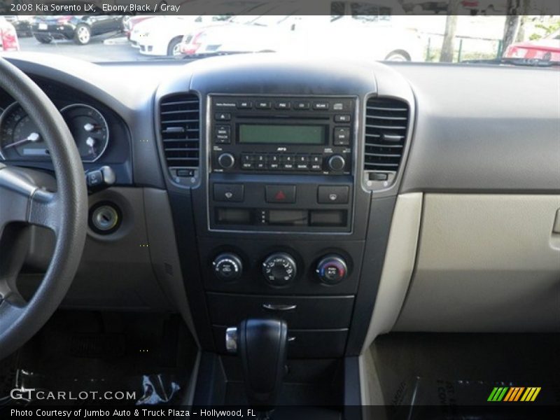 Ebony Black / Gray 2008 Kia Sorento LX