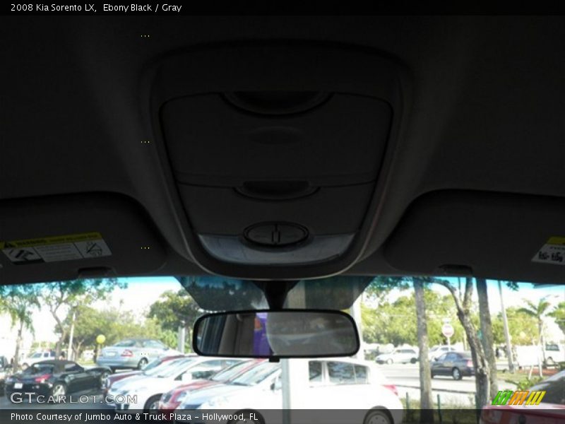 Ebony Black / Gray 2008 Kia Sorento LX