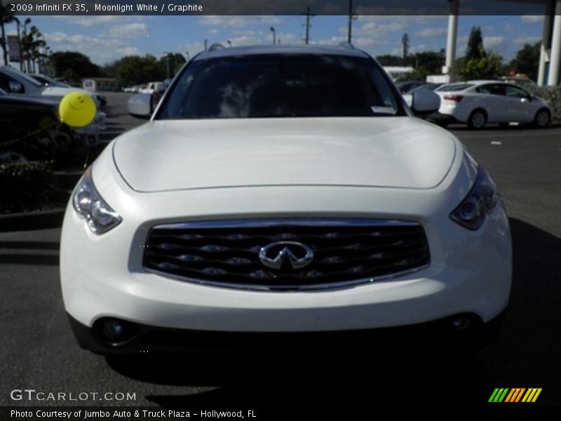 Moonlight White / Graphite 2009 Infiniti FX 35